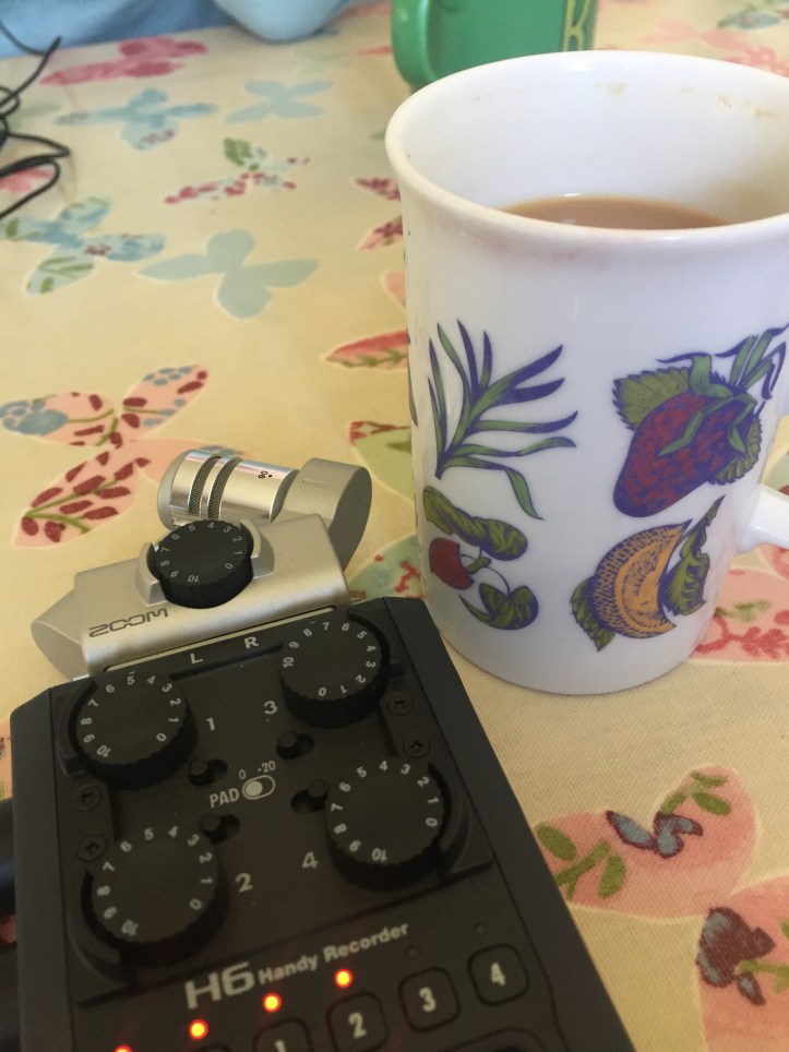 Recorder and tea at Juliette's